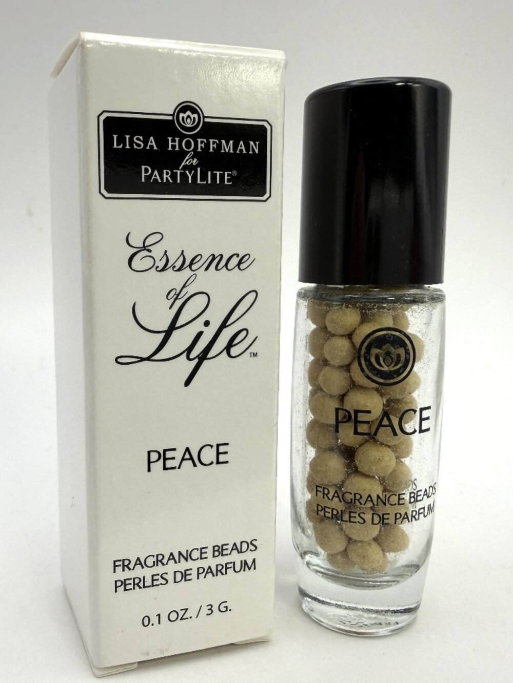 PartyLite Lisa Hoffman Essence of Life PEACE Fragrance Beads Retired NIB